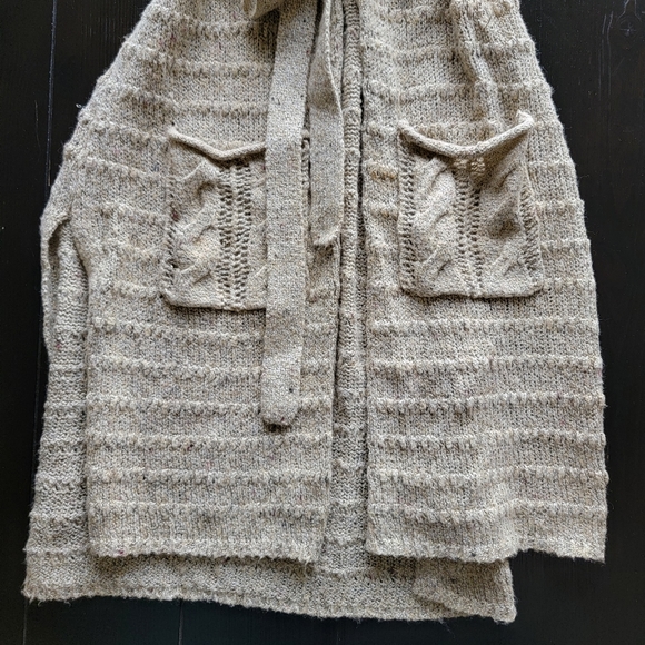 Democracy long sleeveless tie sweater - Picture 2 of 5